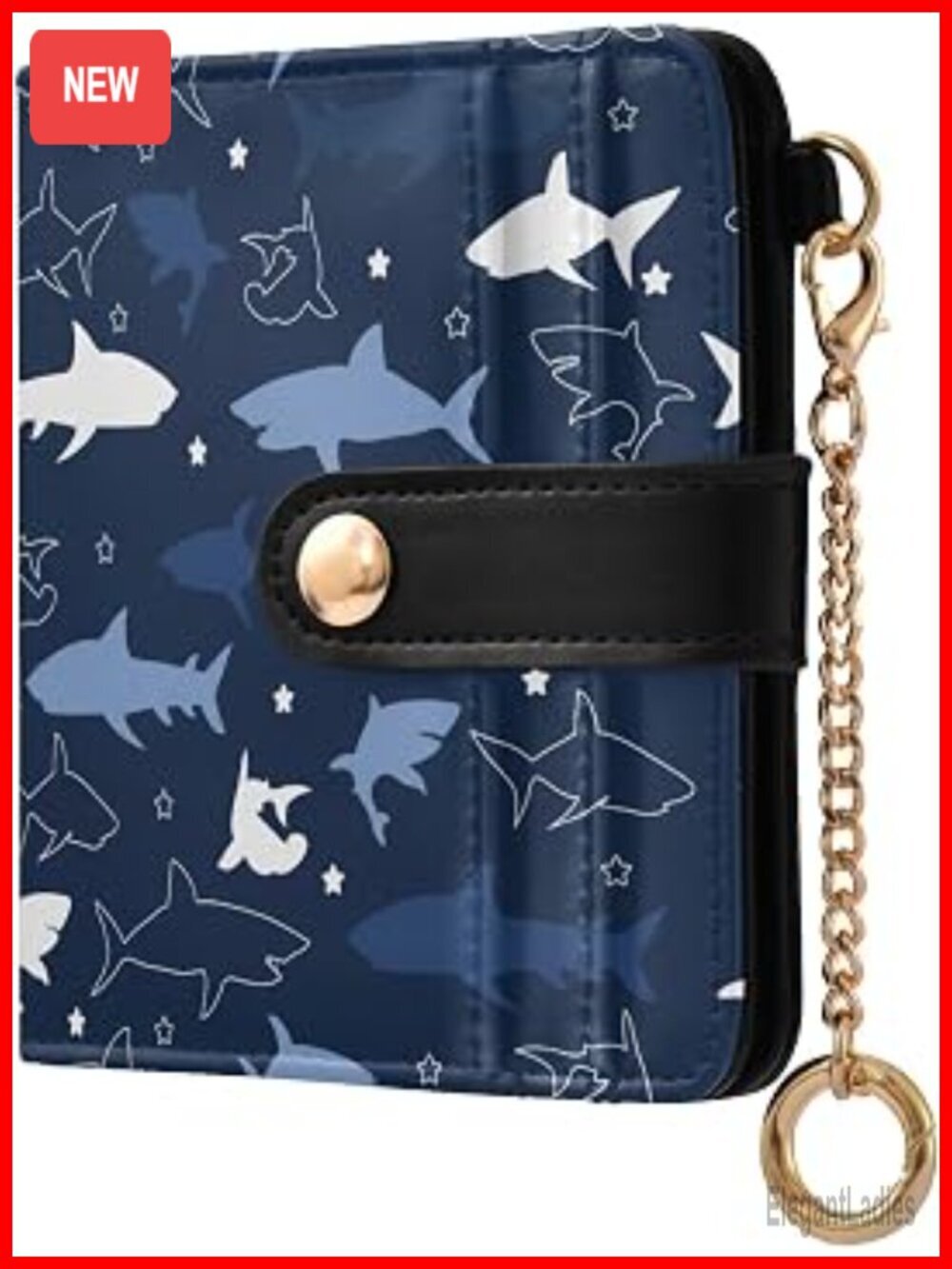 RFID Blocking PU Leather Bifold Wallet with Zipper Coin Pocket